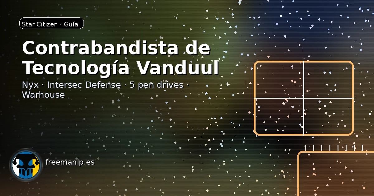 Tecnología Vanduul y operaciones de InterSec en Nyx